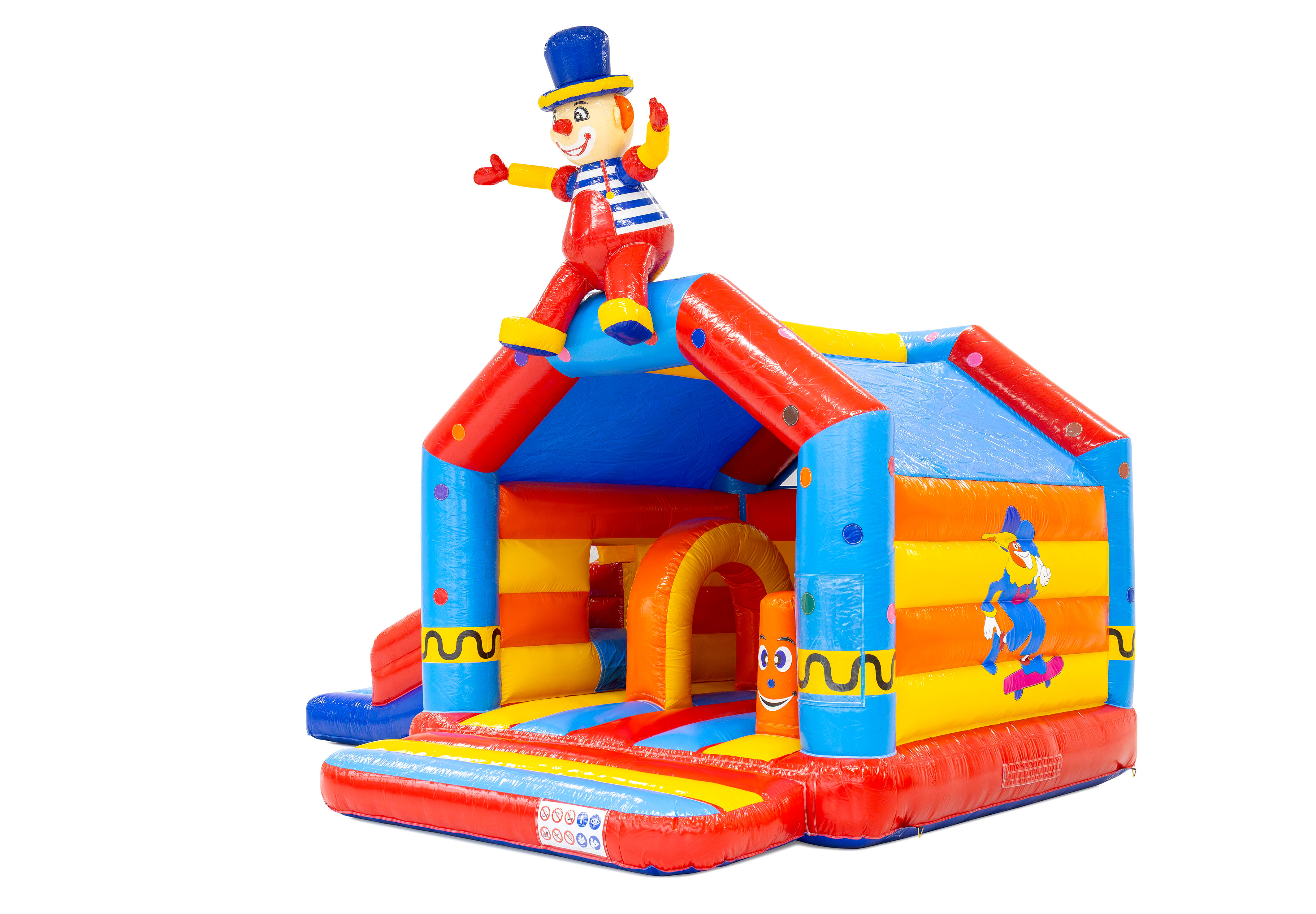 Multifun Clown Springkasteel